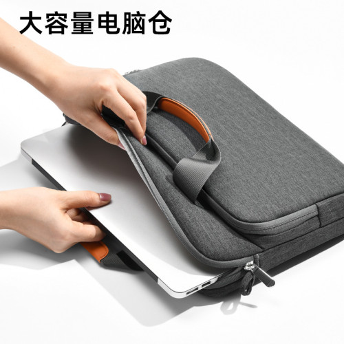手提筆記型電腦包內膽包保護套14寸高級感1516寸平板加絨防震