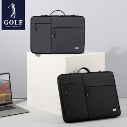 GOLF電腦包男士15.6英寸筆電手提單肩後背包輕便防震保護套內膽包