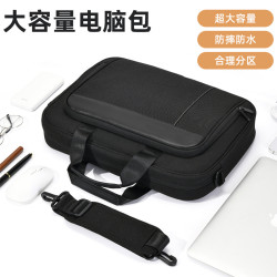 手提肩帶筆記型電腦包大容量高級感收納便捷筆電內膽包