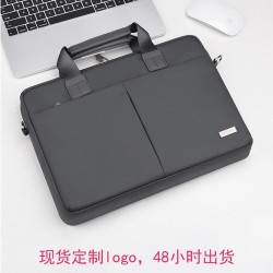 單肩手提式斜背電腦包大容量防水耐磨手提電腦筆電收納內膽