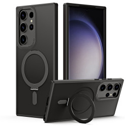 適用於三星s23ultra手機殼S24磁吸支點殼s25ultra隱形支架保護套