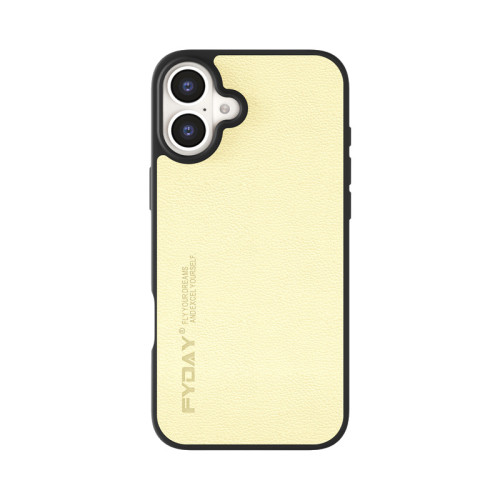 IPhone16香妃系列牛皮紋手機套 自定義香氛防摔防指紋手機保護殼