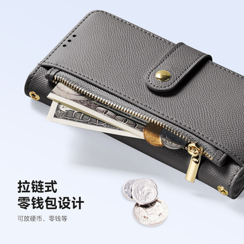 DD適用三星S25Ultra真皮手機殼 二合一磁吸分離錢包款s25皮套case