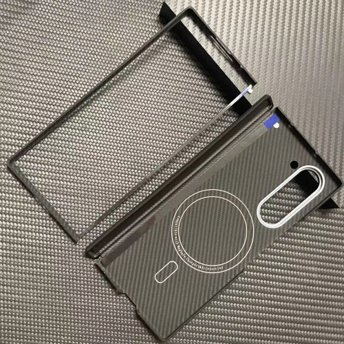 凱夫拉適用三星zfold6摺疊螢幕中軸保護殼ZFold6芳綸纖維材質磁吸款