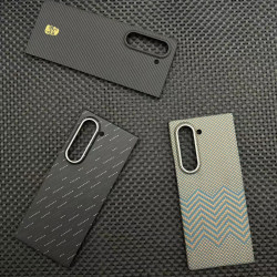 適用於三星zfold6凱夫拉手機殼新款上市耐摔防磨芳綸纖維保護套