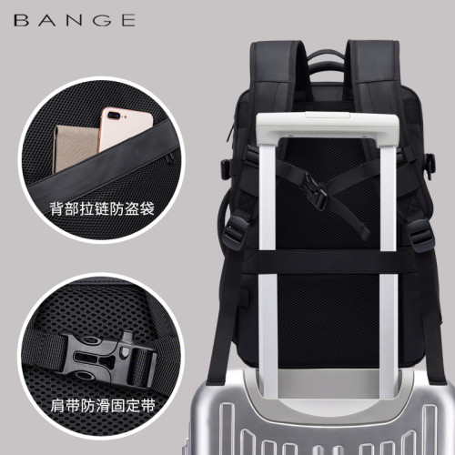 【質價甄選】BANGE筆記型電腦後背包大容量擴容大號45L