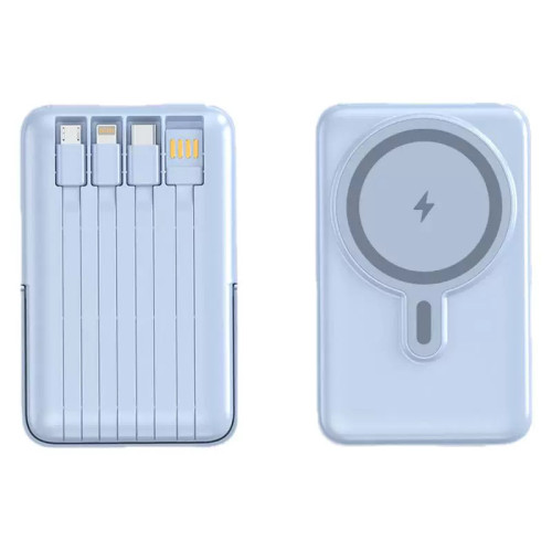 快充磁吸無線充自帶線1/2萬安培充電寶支架超大容量行動電源