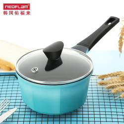 韓國Neoflam奶鍋奶鍋不沾鍋湯鍋韓式奶鍋18cm早餐保溫甜品熱牛奶