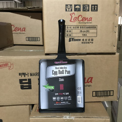 韓國進口加大玉子燒鍋煎蛋餅鍋長方形平底鍋不沾煎鍋電磁爐瓦斯用