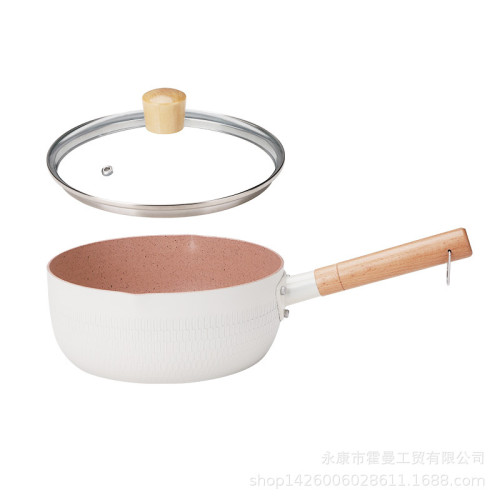 嚴選日式雪平鍋不沾鍋麥飯石平底雪花鍋煎蛋牛排鍋家用不沾小煎鍋
