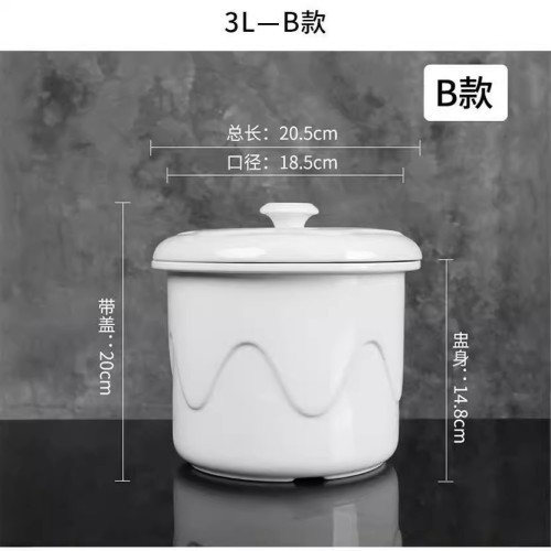 陶瓷燉盅內膽 煲湯鍋大容量家用商用隔水電燉鍋陶瓷燉盅內膽 