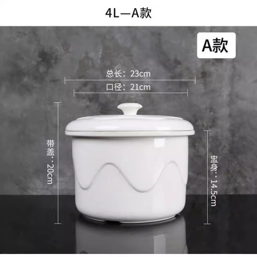 陶瓷燉盅內膽 煲湯鍋大容量家用商用隔水電燉鍋陶瓷燉盅內膽 