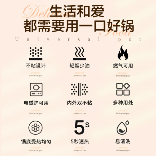 顧邦不沾壓力鍋微壓悶燒家用網紅鍋多用煲湯壓力鍋微壓料理鍋禮品
