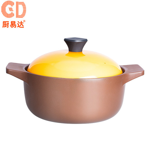 CD廚易達 合金砂湯鍋 燜燒泡麵鍋 帶蓋煮鍋