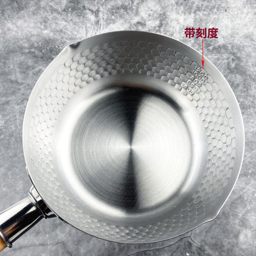 雪平鍋不鏽鋼日式不沾煮粥湯米粉泡麵鍋家用寶寶輔食熱牛奶小鍋子