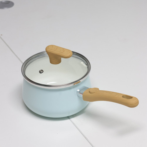 蘇泊爾（SUPOR）鍋具套裝 悅享輕琺瑯兩件套 煎鍋+奶鍋VTP2215T