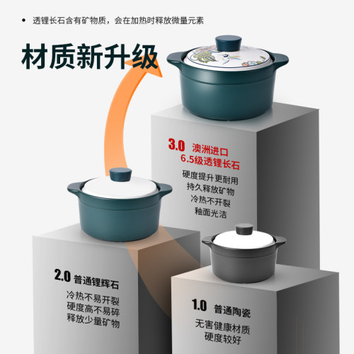 砂鍋家用瓦斯燉鍋煲湯燉湯陶瓷鍋瓦斯爐專用陶瓷煲仔飯鍋湯鍋沙鍋