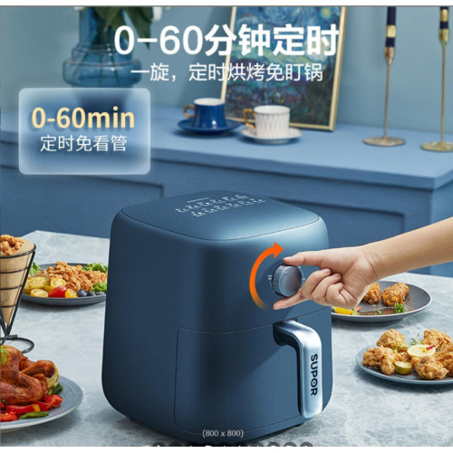 家用電炸鍋4.2L大容量自動烹炸美食無油煙智能電烤箱KJ42D811