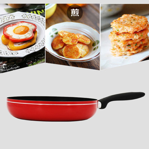 蘇泊爾（SUPOR）鍋具套裝 紅鍋具三件套煎鍋湯鍋奶鍋VTP1605T