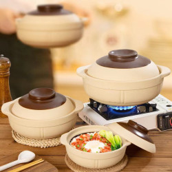 土陶無釉商用砂鍋煲湯陶瓷乾燒900度明火耐高溫家用煲仔飯小燉鍋