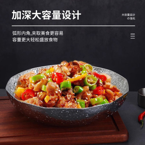 不鏽鋼日本雪花鍋日式壽喜鍋具商用雙耳不沾小火鍋平底乾鍋盤家用