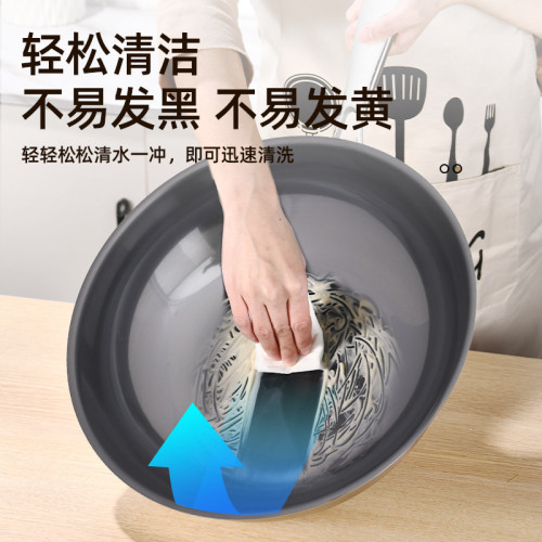 嚴選藍鑽鈦鍋純鈦炒鍋不沾鍋鈦炒鍋炒菜鍋無塗層平底電磁爐通用