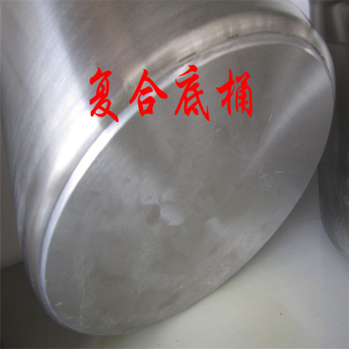 不鏽鋼桶湯鍋雙耳湯煲圓形桶米桶複合底配蓋直徑36cm