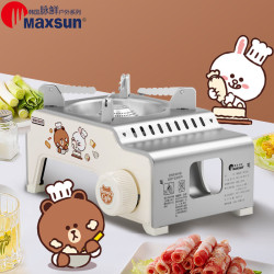 脈鮮MAXSUN布朗熊可妮兔卡通卡式爐BDZ-140-MINIB迷你可攜式爐1.9kw