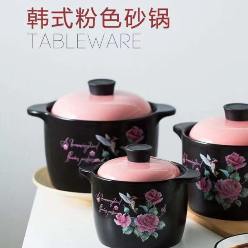 陶瓷石鍋砂鍋大容量煲湯家用瓦斯爐耐高溫不開裂燉肉煲仔飯