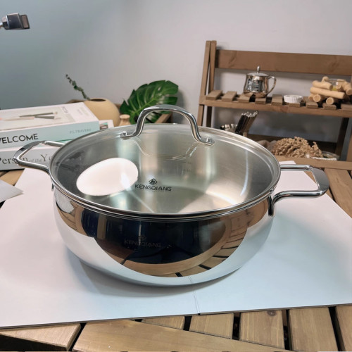 【貴族體騐】德國316不鏽鋼蒸鍋雙層加厚家用湯鍋瓦斯電磁爐火鍋