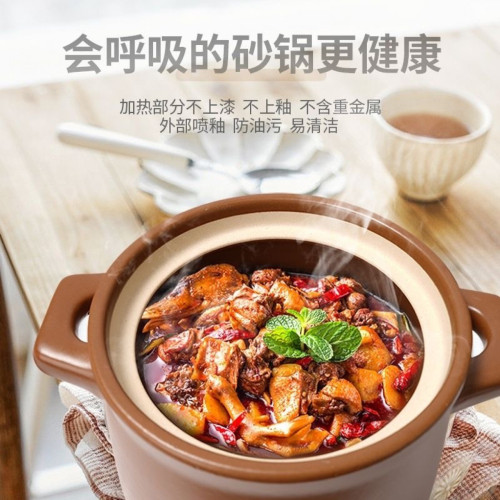陶土砂鍋明火瓦斯爐專用燉鍋家用大容量煲湯老式燉湯沙鍋養生