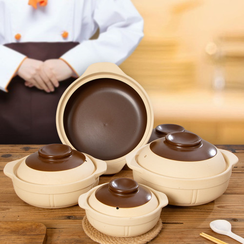 土陶無釉商用砂鍋煲湯陶瓷乾燒900度明火耐高溫家用煲仔飯小燉鍋
