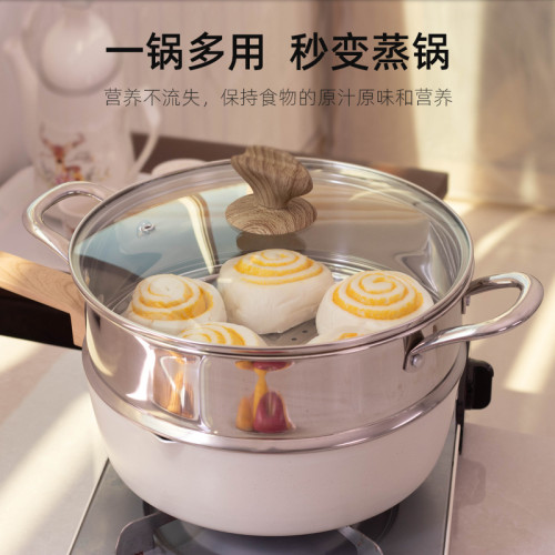 煎鍋平底鍋煎蛋鍋塗層無油煙煎炒兩用不沾鍋電磁爐瓦斯爐通用