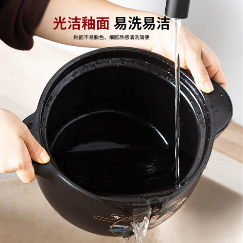 砂鍋煲家用瓦斯燉鍋耐高溫陶瓷鍋沙鍋瓦斯爐專用湯煲瓦煲湯鍋燉煲