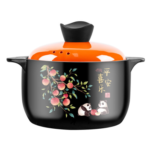 砂鍋燉鍋日常家用瓦斯耐高溫陶瓷煲湯鍋乾燒不裂瓦斯爐煲仔飯沙鍋