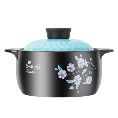 砂鍋燉鍋家用中式湯鍋陶瓷小沙鍋瓦罐湯煲仔飯電磁爐適用土陶燉煮