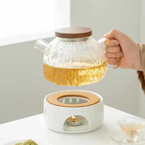 耐熱陶瓷下午茶水果花茶溫茶爐底座蠟燭加熱保溫酒店餐廳