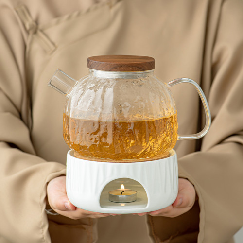 耐熱陶瓷下午茶水果花茶溫茶爐底座蠟燭加熱保溫酒店餐廳