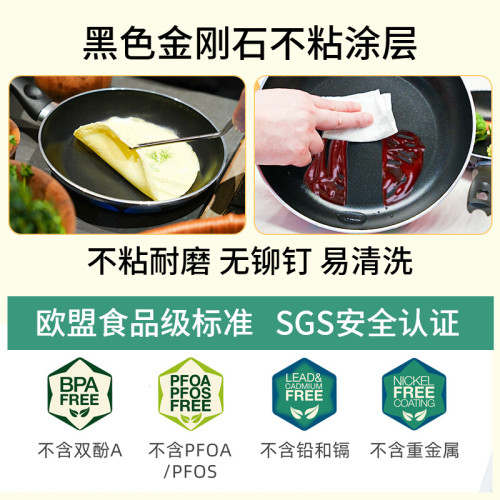 Rossosfera意大利進口炒鍋家用不沾鍋炒菜鍋瓦斯爐專用不沾平底鍋