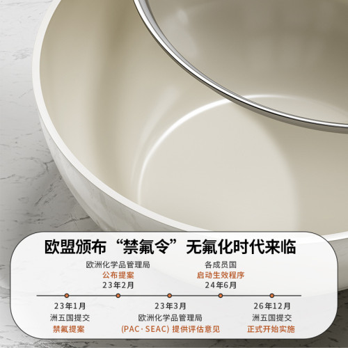 陶瓷小炒鍋不沾鍋家用一人份煮麵小鍋瓦斯爐電磁爐專用平底炒菜鍋