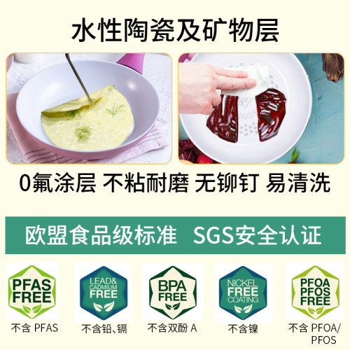 RossoSfera意大利進口奶鍋不沾鍋煮麵鍋寶寶輔食鍋嬰兒煎煮一體鍋