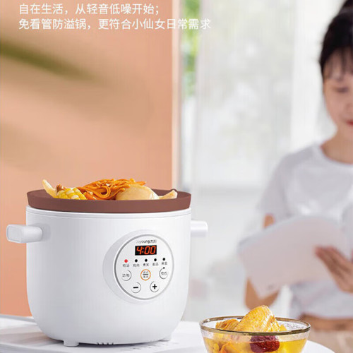九陽1.5L迷你白瓷電燉鍋 可燉湯 燉肉煮粥甜品 預約保溫 DGD1505A