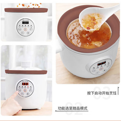 九陽1.5L迷你白瓷電燉鍋 可燉湯 燉肉煮粥甜品 預約保溫 DGD1505A
