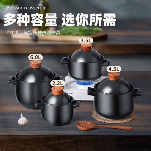 砂鍋陶瓷家用養生煲大容量燉鍋煲湯湯鍋煲仔飯不沾鍋明火瓦斯爐