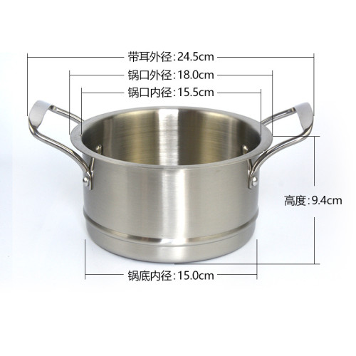 304不鏽鋼小火鍋鍋具曡曡鍋一人一鍋商用高級單人涮鍋小火鍋的鍋