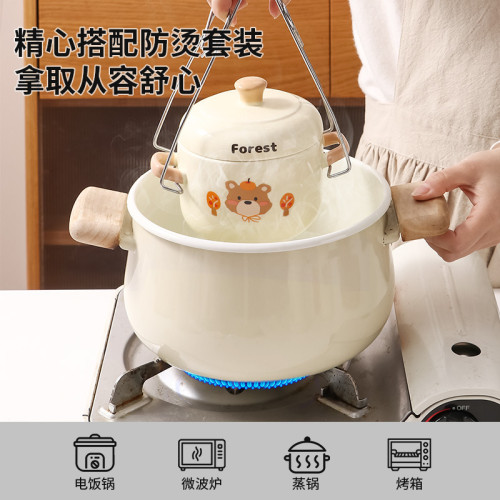 雙蓋提手陶瓷燉盅隔水燉家用燕窩一人份品級煨湯瓦罐湯小燉罐