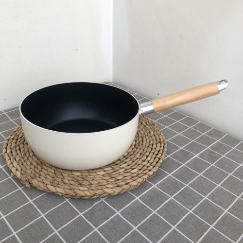 #【廚房套件】日式奶鍋炒鍋不沾鍋湯鍋家庭鍋具套裝電磁爐瓦斯爐