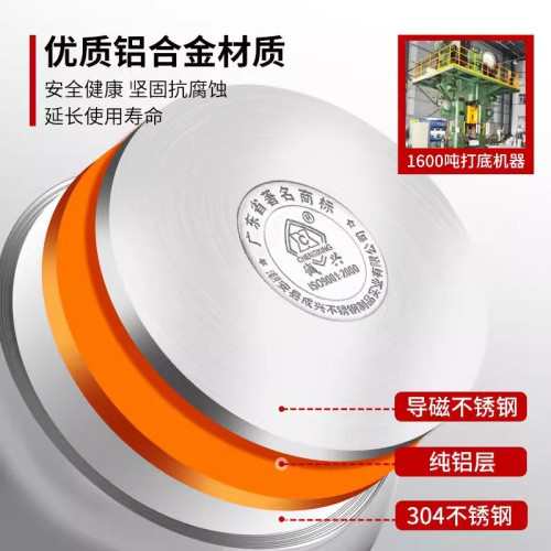 304不鏽鋼家用高壓鍋加厚防爆商用瓦斯爐電磁爐壓力鍋