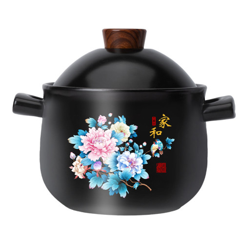 砂鍋燉鍋家用瓦斯耐高溫陶瓷煲湯鍋乾燒不裂瓦斯爐煲仔飯湯煲沙鍋