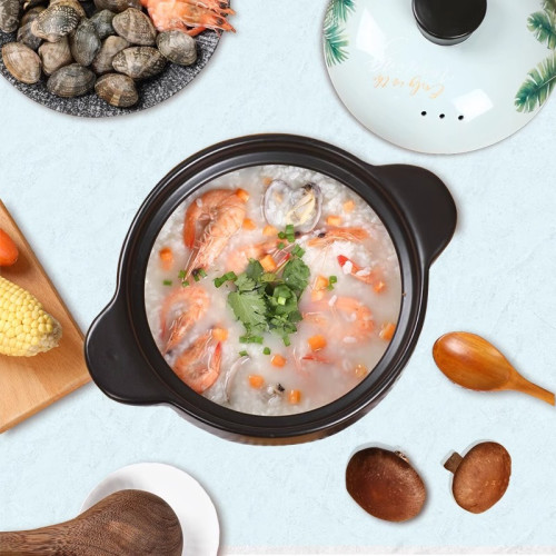 芭蕉葉砂鍋家用瓦斯煲煲仔飯燉鍋大容量湯鍋大號用煲湯燉湯陶瓷